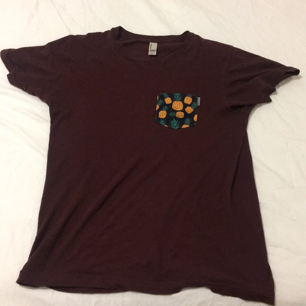Maroon shirt